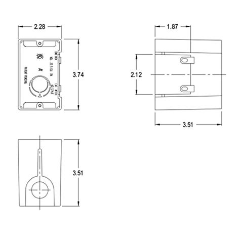 what is the size of a single gang electrical box|single gang outlet box dimensions.